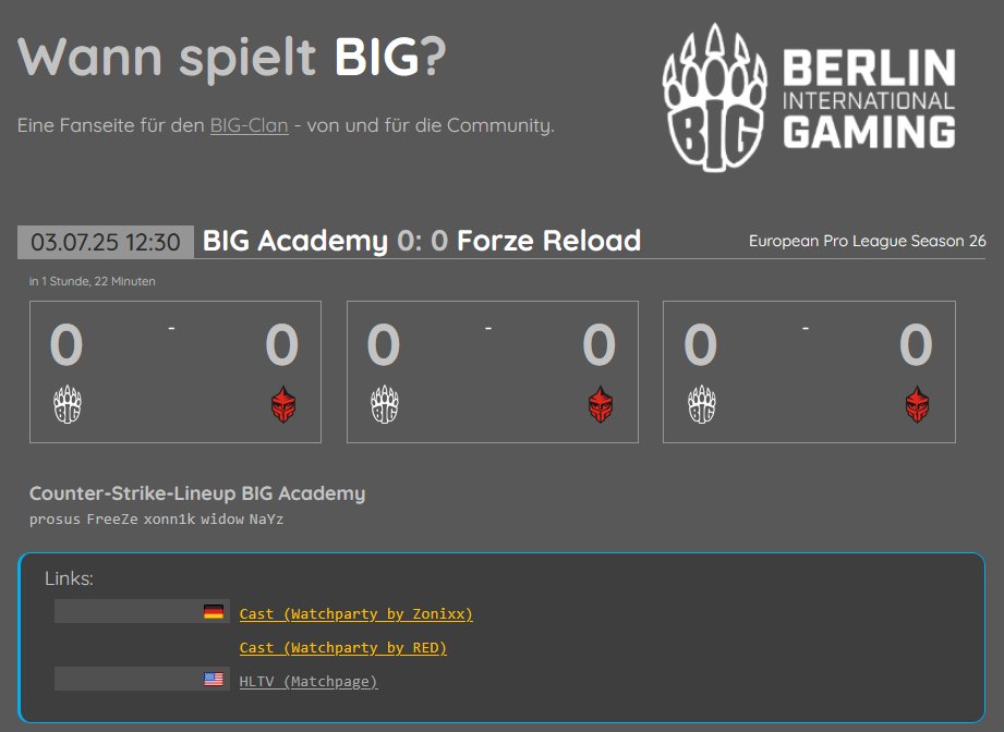 Das erste offizielle Match der neuen Academy steht an!
Ab 12:30 geht es gegen <a href="/forzegg/">FORZE Esports</a> Reload.
Live natürlich bei <a href="/zonixxCS/">zonixx</a> und <a href="/redCS_2/">red</a>!
#GOBIG