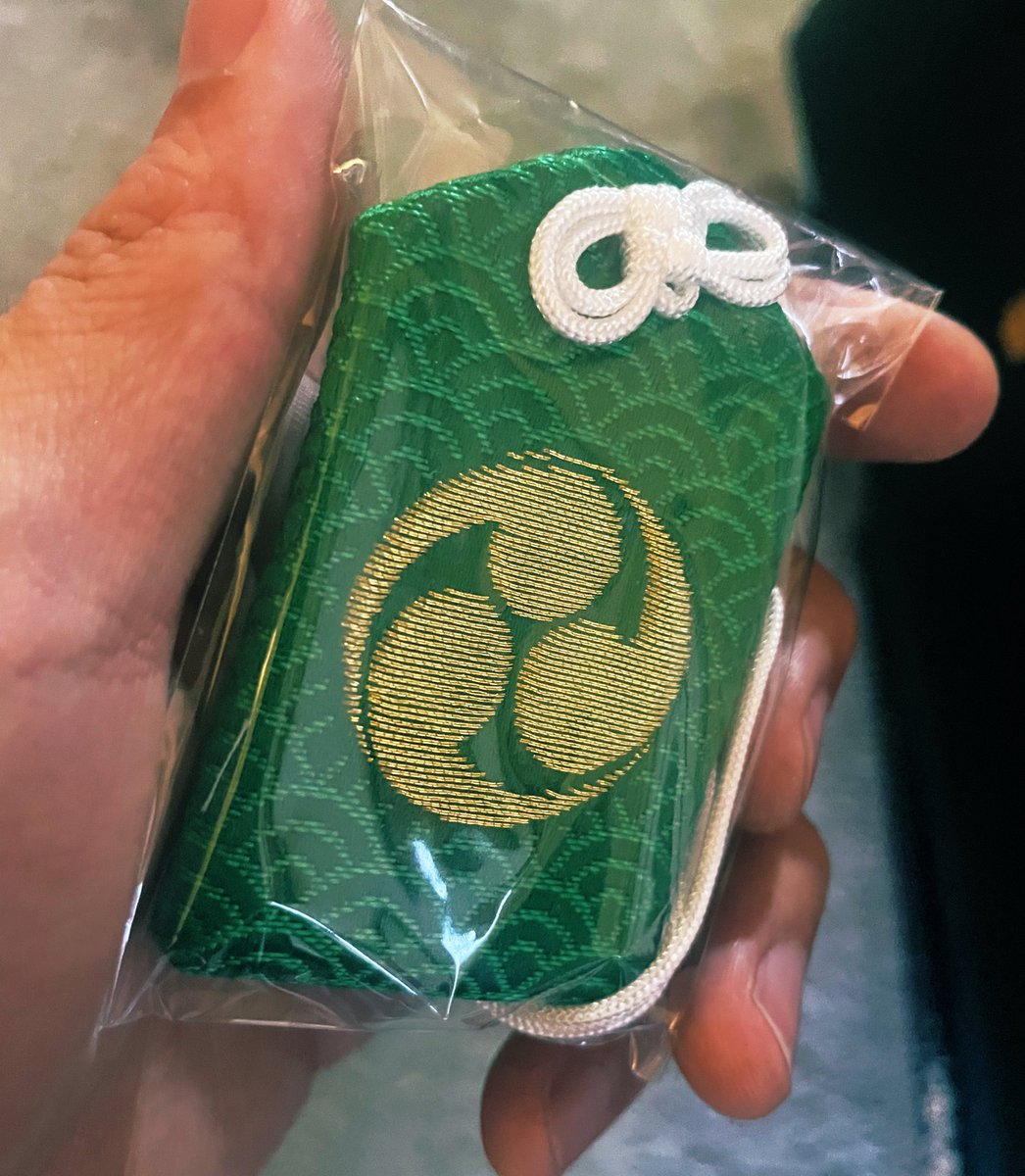 Shujiから御守りもらった🟢
ありがとう😊