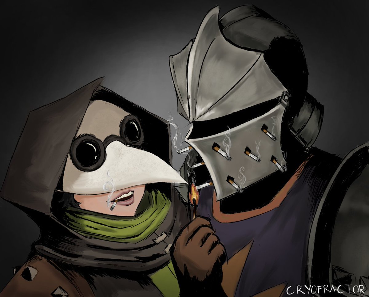 RicoCiro15's tweet photo. "Smoke this leaf. It will restore your confidence." #darkestdungeon #darkestdungeon2 https://t.co/a0rhPjrWwQ
