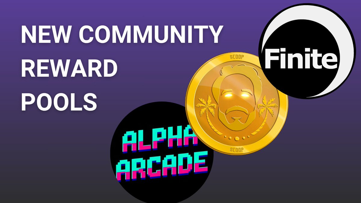 CompX (@compxlabs) on Twitter photo 🎉Congratulations to our 3 community pool winners!
$xUSD / $COOP on <a href="/tinymanorg/">tinyman.algo</a>
$COMPX / $FINITE on <a href="/pact_fi/">Pact</a>
$COMPX/ $ALPHA on <a href="/tinymanorg/">tinyman.algo</a>
Your liquidity added to these pools now counts toward your CompX Reward points for the next 4 epochs!
If you're in these communities 🎉Congratulations to our 3 community pool winners!
$xUSD / $COOP on <a href="/tinymanorg/">tinyman.algo</a>
$COMPX / $FINITE on <a href="/pact_fi/">Pact</a>
$COMPX/ $ALPHA on <a href="/tinymanorg/">tinyman.algo</a>
Your liquidity added to these pools now counts toward your CompX Reward points for the next 4 epochs!
If you're in these communities