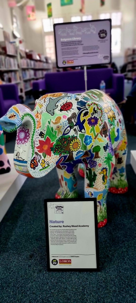 Rushey Mead Academy (@rusheymeadacad) on Twitter photo 🐘 We’re thrilled to see our baby elephant on display at Belgrave Neighbourhood! 🎉 From 14th July, 40 stunning giant elephant sculptures will stampede through Leicester for 10 weeks to celebrate LOROS’ 40th anniversary. <a href="/LOROSHospice/">LOROS Hospice</a> 🐘 We’re thrilled to see our baby elephant on display at Belgrave Neighbourhood! 🎉 From 14th July, 40 stunning giant elephant sculptures will stampede through Leicester for 10 weeks to celebrate LOROS’ 40th anniversary. <a href="/LOROSHospice/">LOROS Hospice</a>