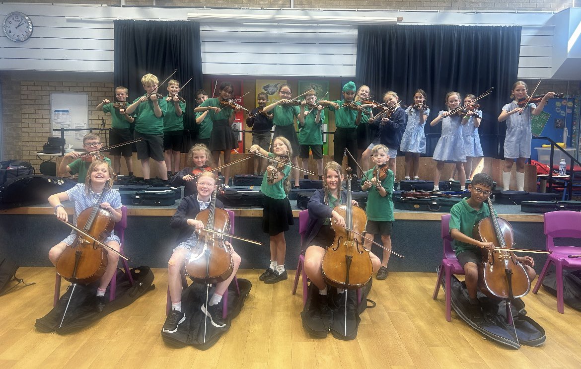Year 4 string performance was fantastic! It was amazing to see how well they have done over the course and how skilled they are! The concentration from the children when performing was amazing!! 🌟🌟🌟