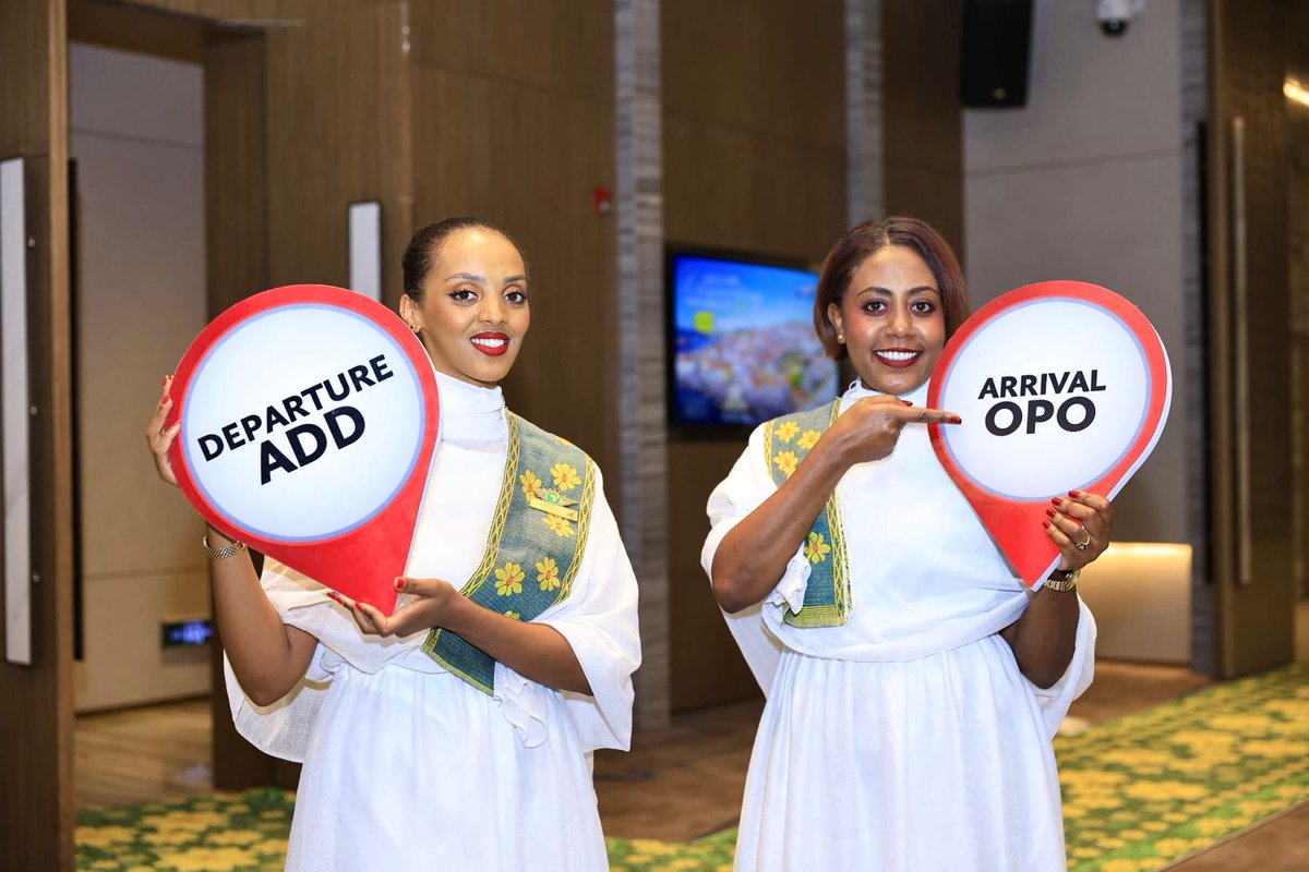 #VoyagesAfriq | Ethiopian Airlines has launched a new four-times-weekly service connecting Addis Ababa to Porto via Madrid, operated with a Boeing 787 Dreamliner, further strengthening Africa–Europe connectivity.

Explore the full story.

voyagesafriq.com/2025/07/03/eth…