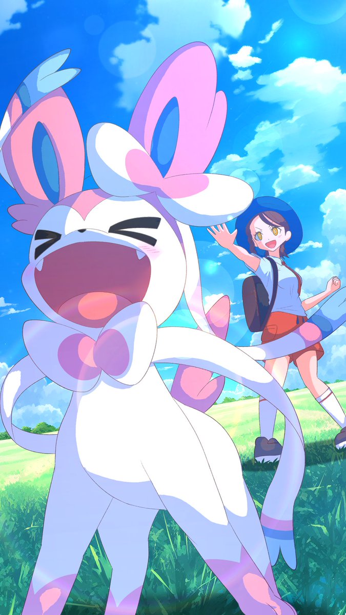 KaKK_E's tweet photo. ニンフィア!ハイパーボイス!!❤️ #ポケモン https://t.co/a5EpyV90Le