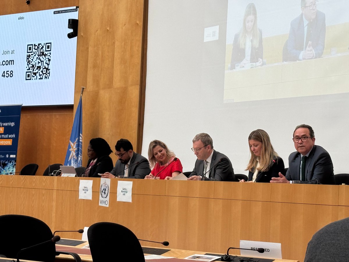 🌊 Mr. Bernardo Aliaga Rossel, Head of the Tsunami Resilience Section at IOC, joined high-level discussions on advancing early warning systems through stronger international, regional, and national cooperation.

🔗 Read more: ibit.ly/CassD

#GP2025 #GPDRR2025