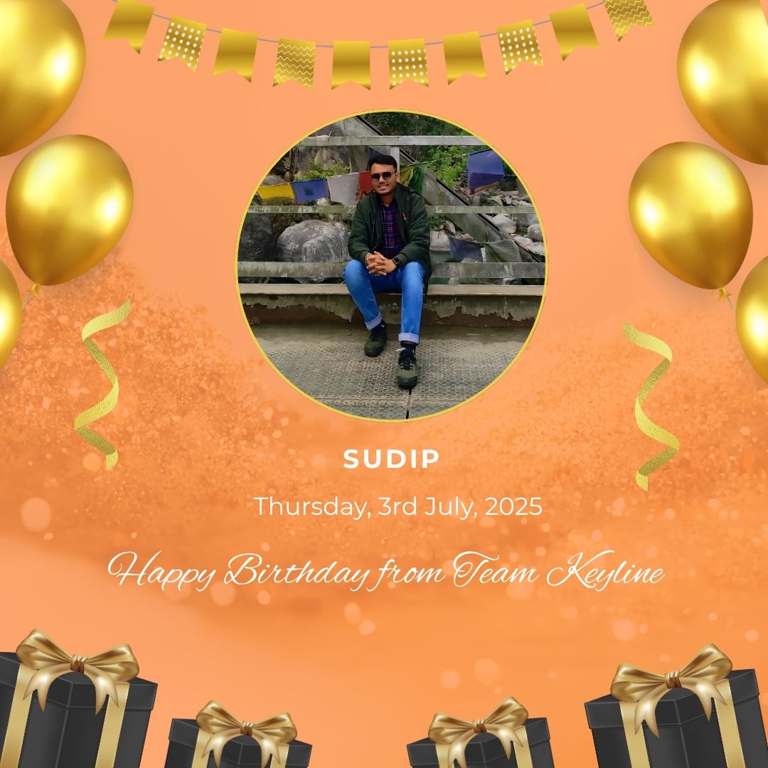 KeylineDigiTech's tweet image. Happy Birthday, Sudip!🎂🥳🎉💐🎁🎈
Wishing you a day as wonderful as the positive energy you bring to our team! Your dedication, professionalism, and friendly nature make you such a pleasure to work with.
#Keylinedigitech #HappyBirthday #Keylinefamily #OfficeColleagueBirthday
