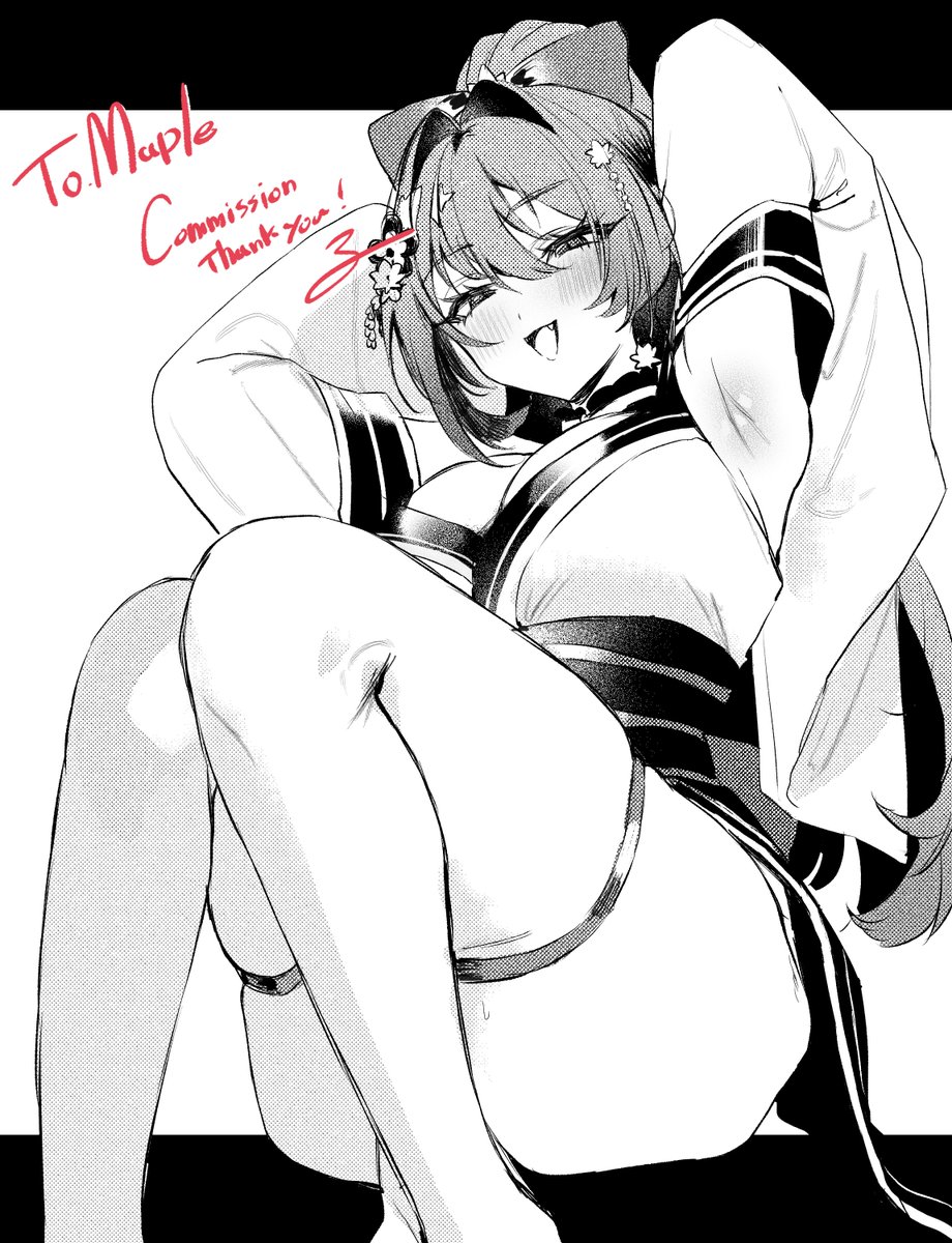 MapleMaple_Ch's tweet image. You&apos;ll help me remove these sleeves won&apos;t you? It&apos;s been too hot to keep them on~

#MapleAArt
Art by nooooo563