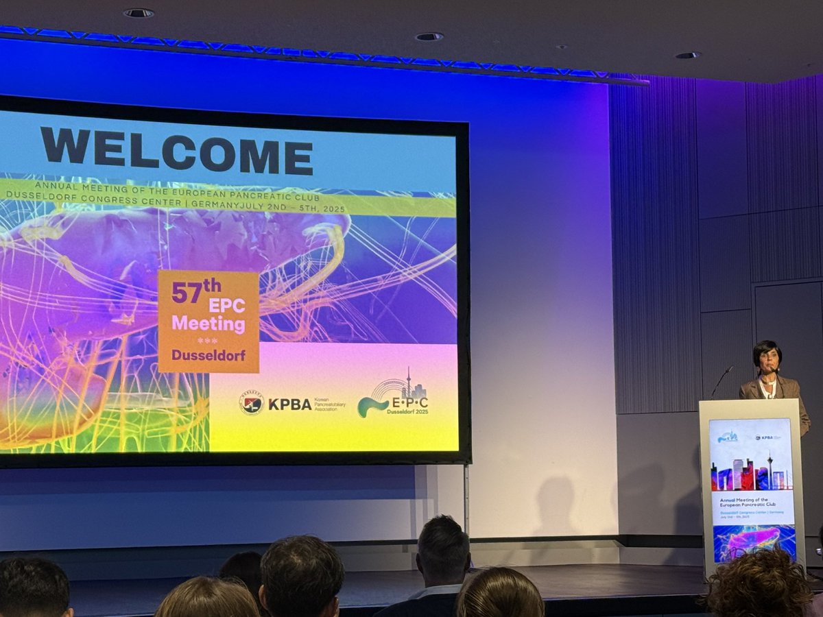YOUPPIE Pancreas (@youppiepancreas) on Twitter photo Our president <a href="/IEspositoPATH/">Irene Esposito</a> has brilliantly opened the conference <a href="/EurPancClub/">EPC-Europ Pancr Club</a>.
Who is not here is missing the diverse, multidisciplinary programme! Our president <a href="/IEspositoPATH/">Irene Esposito</a> has brilliantly opened the conference <a href="/EurPancClub/">EPC-Europ Pancr Club</a>.
Who is not here is missing the diverse, multidisciplinary programme!