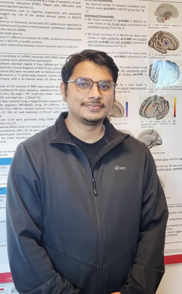 NCNEDResearch's tweet image. NCNED welcomes Mr Tanoj Singh, a PhD candidate who joined the Centre in April. His research focuses on applying diffusion-weighted MRI to investigate microstructural changes in the white matter of individuals with #MECFS &amp;amp; #longcovid. #griffithhealth, #MEAction, #megroupaustralia