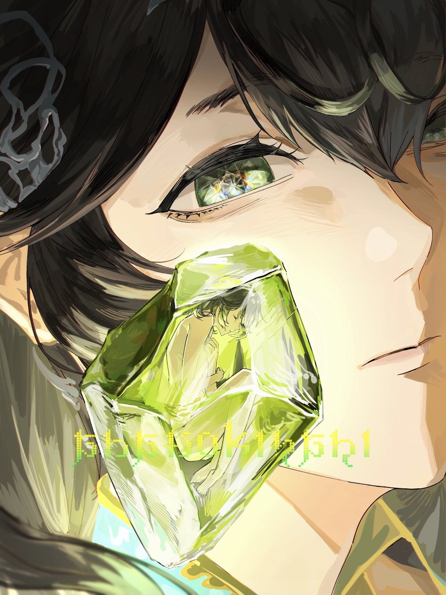 _asanohikari_'s tweet image. the rough gemstone
*commission 
#FF14 #sphene #スフェーン