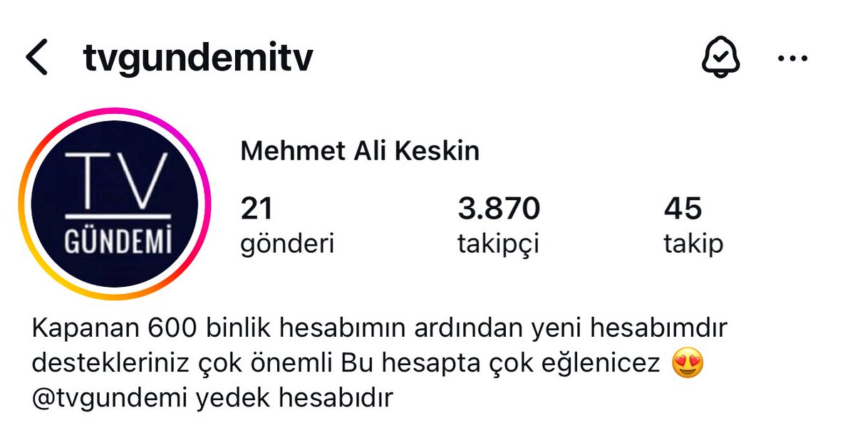 Günaydın biliyorsunuz ki senelerimi verdiğim hesabım kapandı :( bu hesaptayım görmeyenler için her gün paylaşım yapıyorum