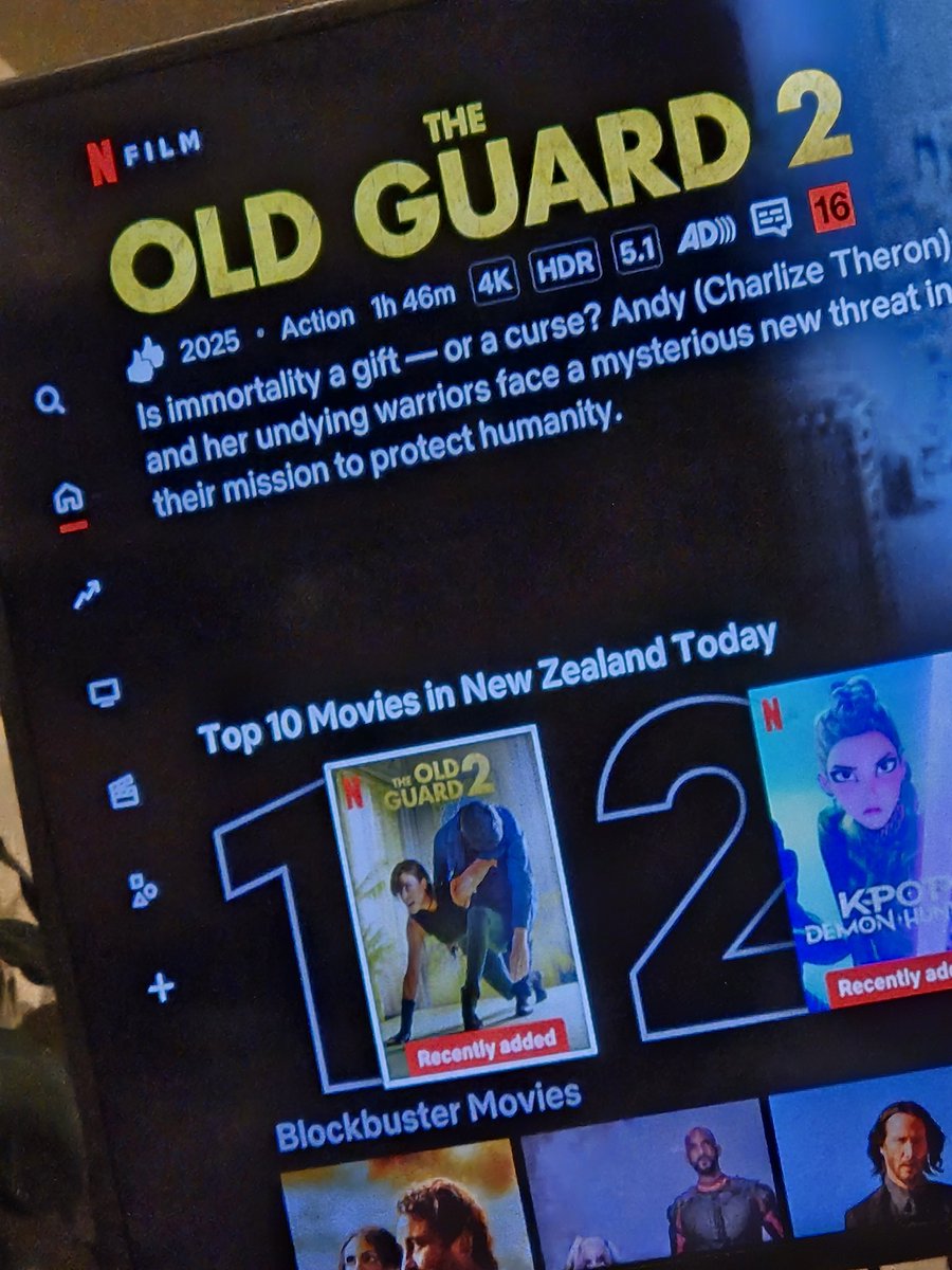 Hazelbird's tweet image. Number 1 in NZ for TOG2 and number 9 for TOG! I'm so proud 🥹😍 @netflix @NetflixANZ Time to annouce the 3rd film?!