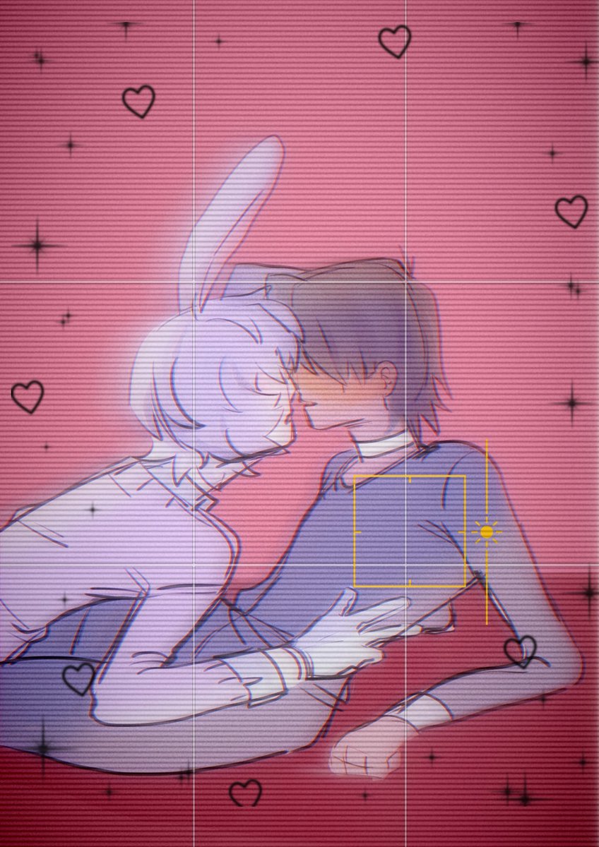 satousaitou217's tweet photo. こりは裏であげた兎鴨の落書きたち https://t.co/GKQujL4f8G