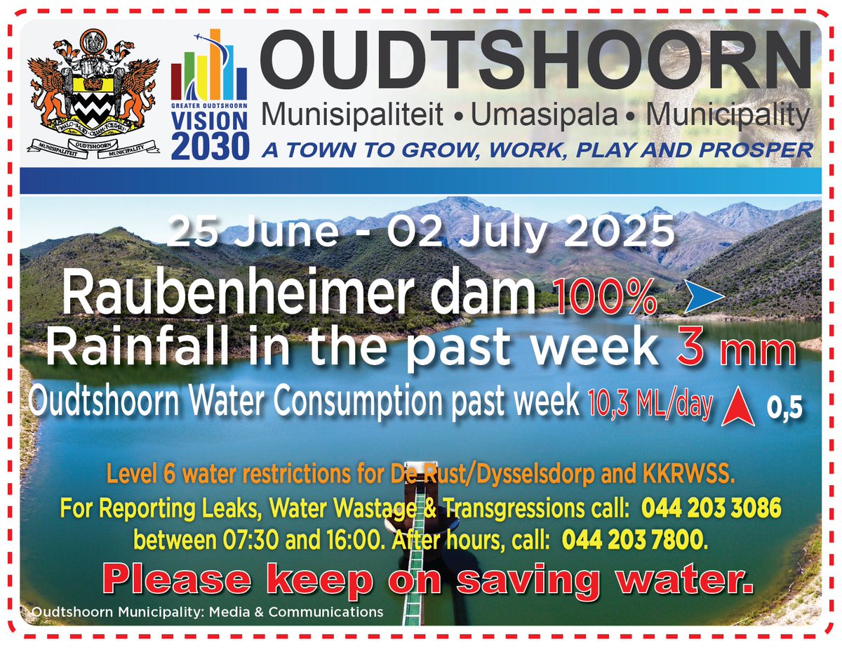 Oudtshoorn Municipality tweet media