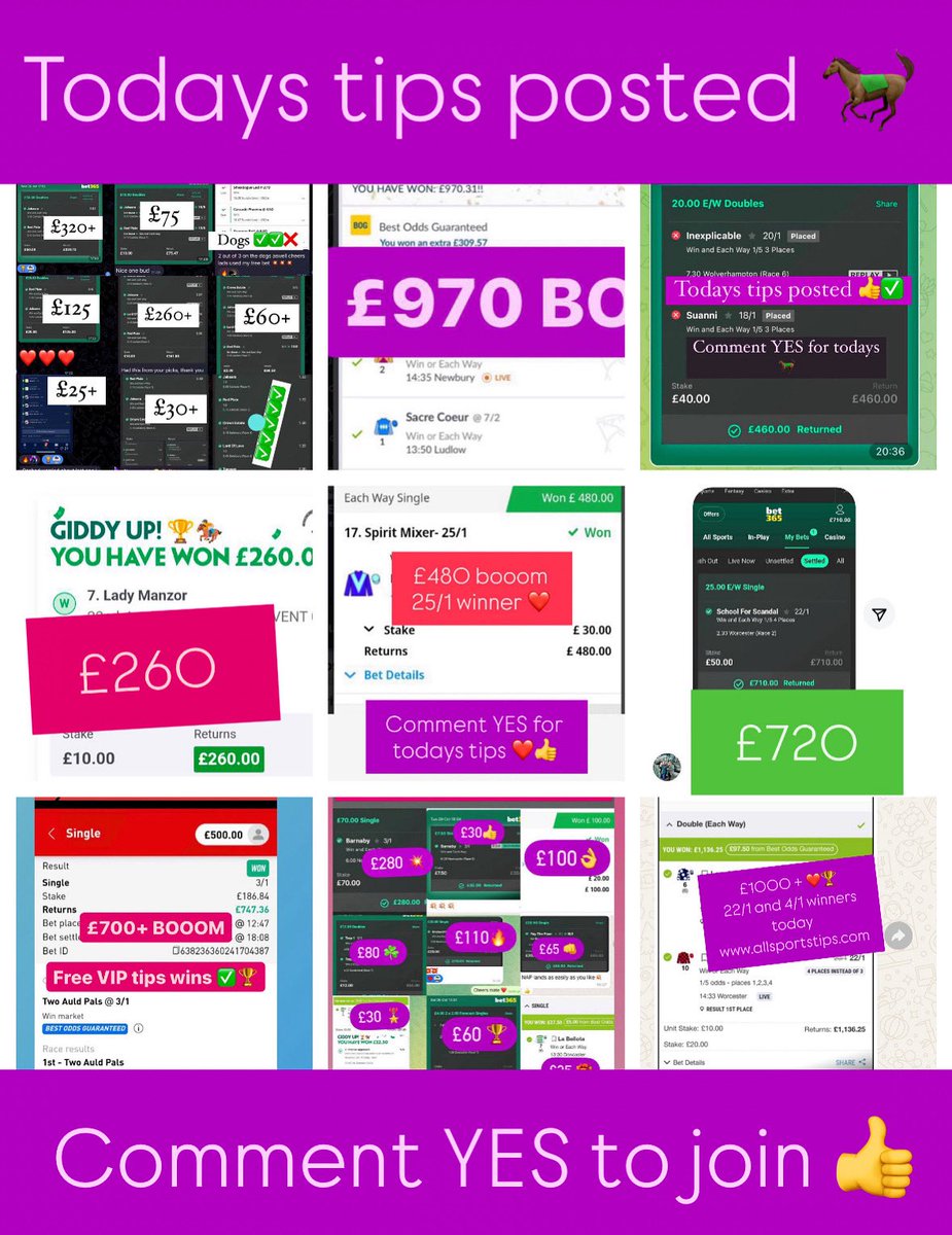 We will have another FREE tip up today on telegram guys t.me/+ZpSZHR8nDN9iN… ❤️✅