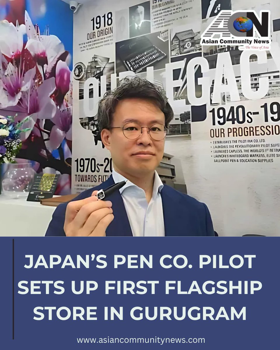 skahuja13's tweet image. ๐โจ Write smarter. Dream bigger.
Pilot Penโs first flagship store is now open in Gurugram โ and itโs built for YOU, the creators, the thinkers, the students, the professionals!
Read more ๐๐ป
asiancommunitynews.com/japans-pen-co-โฆ