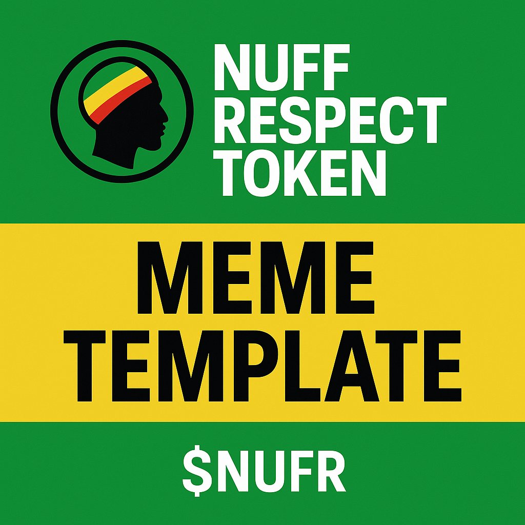 <a href="/Degen_Hardy/">Hardy</a> But $NUFR comes with:
✅ Cultural identity
✅ Real mobile utility
✅ Global vibe
✅ A mission to uplift &amp; inspire
We’re here to build, not disappear 💪
CA: HkVRqeohQAGa7oZMrGPs6bFUf6aAmFdQfCAmtN3PXt9s
t.me/NuffRespectTok…
#NUFR #SOLANA #MEMECOIN #CULTURE