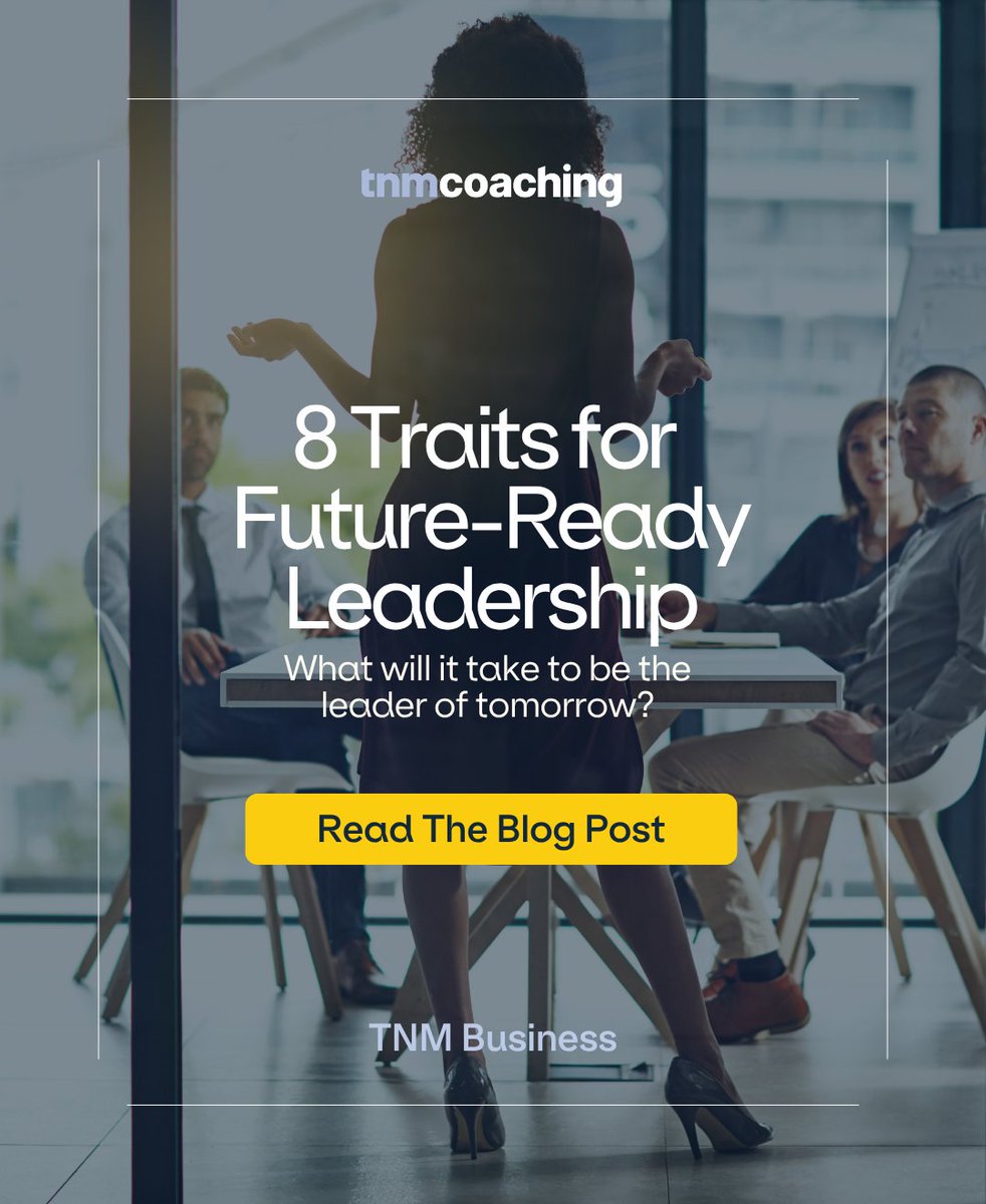 TNMCoaching's tweet image. Explore what sets future leaders apart and where you can begin today by reading our latest resource via the link below 👇 

tnmcoaching.com/h-content/uplo…

#LeadershipDevelopment #OrganicIntelligence #HolisticLeadership #FutureOfWork #ConsciousLeadership