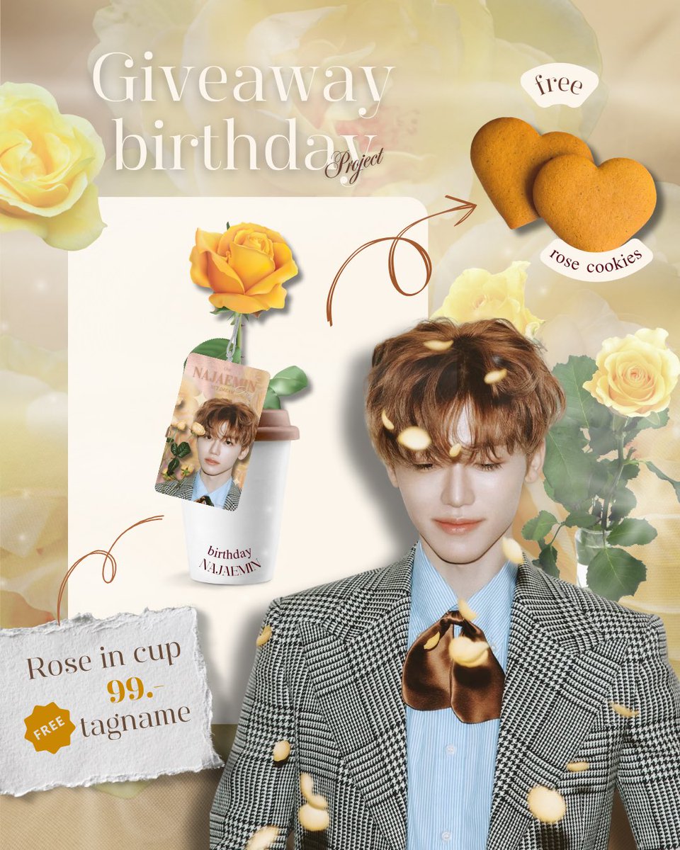 welcome back ✨💛 Mawaraflowers shop 
ต้อนรับการกลับมาด้วยโปรเจควันเกิด แจมิน - nctdream 

Birthday project cafe #JAEMIN #재민 #แจมิน #nct #nctdream 
🍰09-14 Aug 25 
📍mawaraflowerchiangmai - cnx,th

#happyjaeminday
#jaeminday 
#myyellowroseboynajaeminincnx 🌹