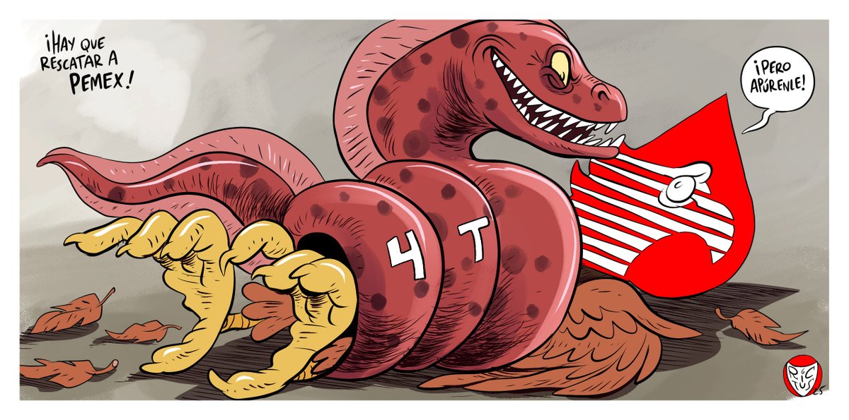 monerorictus's tweet photo. "¡Hay que rescatar a Pemex!" Cartón publicado en @ElFinanciero_Mx https://t.co/tD9JFVuezc