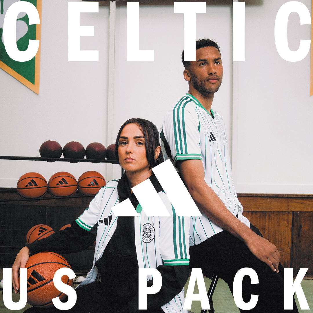 Introducing the #CelticFC x <a href="/adidas/">adidas</a> US Pack 🍀🇺🇸

Available now, the range is a unique fusion of football and baseball aesthetics ⚾️ tinyurl.com/6j2wekya