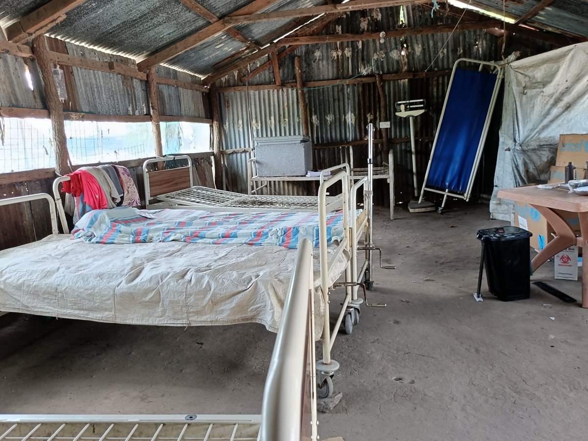 RadioMiraya's tweet photo. JONGLEI - Uror County Hospital is overwhelmed as cholera cases surge. 

🔸With just 7 beds and 23 staff, the facility is struggling to cope. Ten people have died, and over 140 have been treated. https://t.co/YUUdR5jS1q