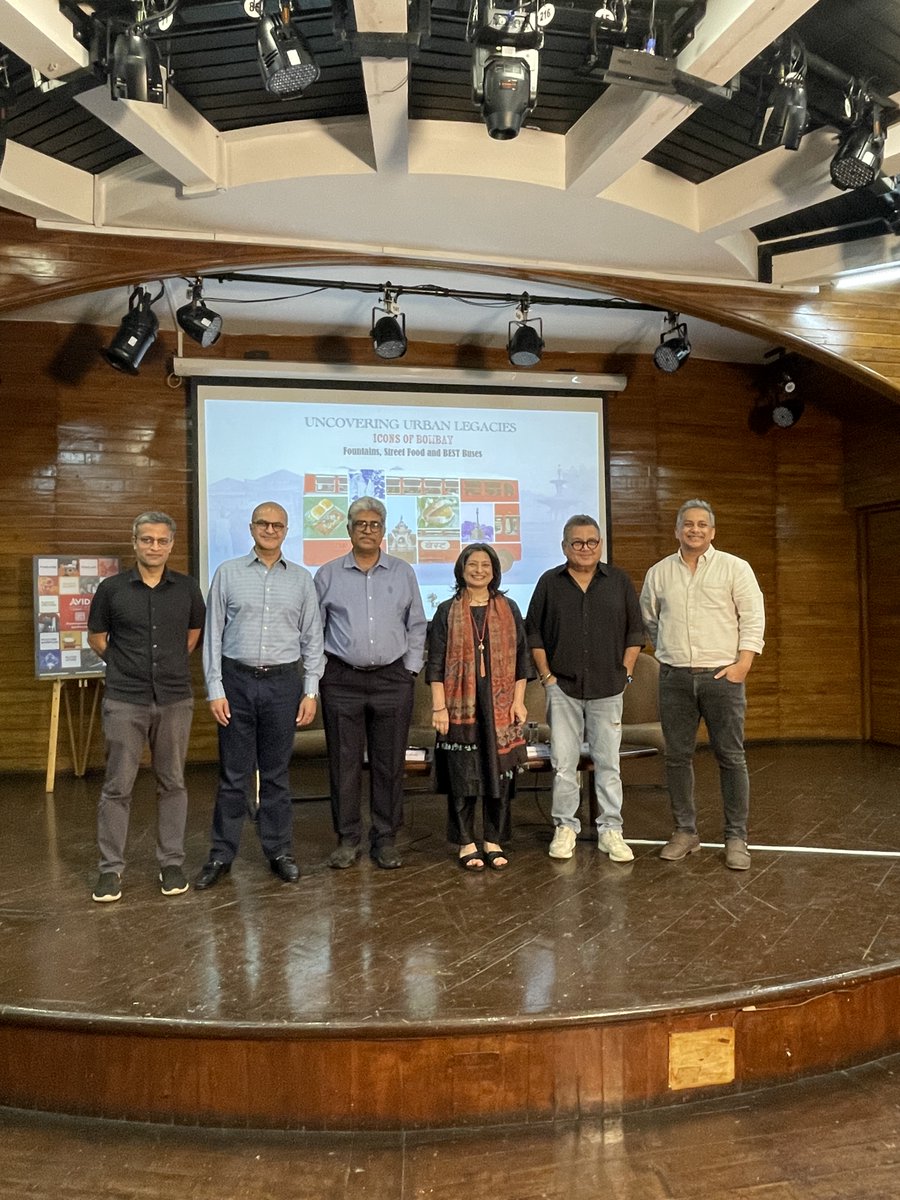 Avid Learning (@avidlearning) on Twitter photo What do a carved fountain, a roaring BEST bus, and a spicy vada pav have in common?
Last night, we explored their legacy with Vikas Dilawari, Hussain Indorewala & Kunal Vijayakar, in a panel moderated by Meera Godbole-Krishnamurthy.
In collaboration with <a href="/mumbai_ngma/">NGMA Mumbai</a> <a href="/kgafest/">Kala Ghoda Arts Fest</a> What do a carved fountain, a roaring BEST bus, and a spicy vada pav have in common?
Last night, we explored their legacy with Vikas Dilawari, Hussain Indorewala & Kunal Vijayakar, in a panel moderated by Meera Godbole-Krishnamurthy.
In collaboration with <a href="/mumbai_ngma/">NGMA Mumbai</a> <a href="/kgafest/">Kala Ghoda Arts Fest</a>