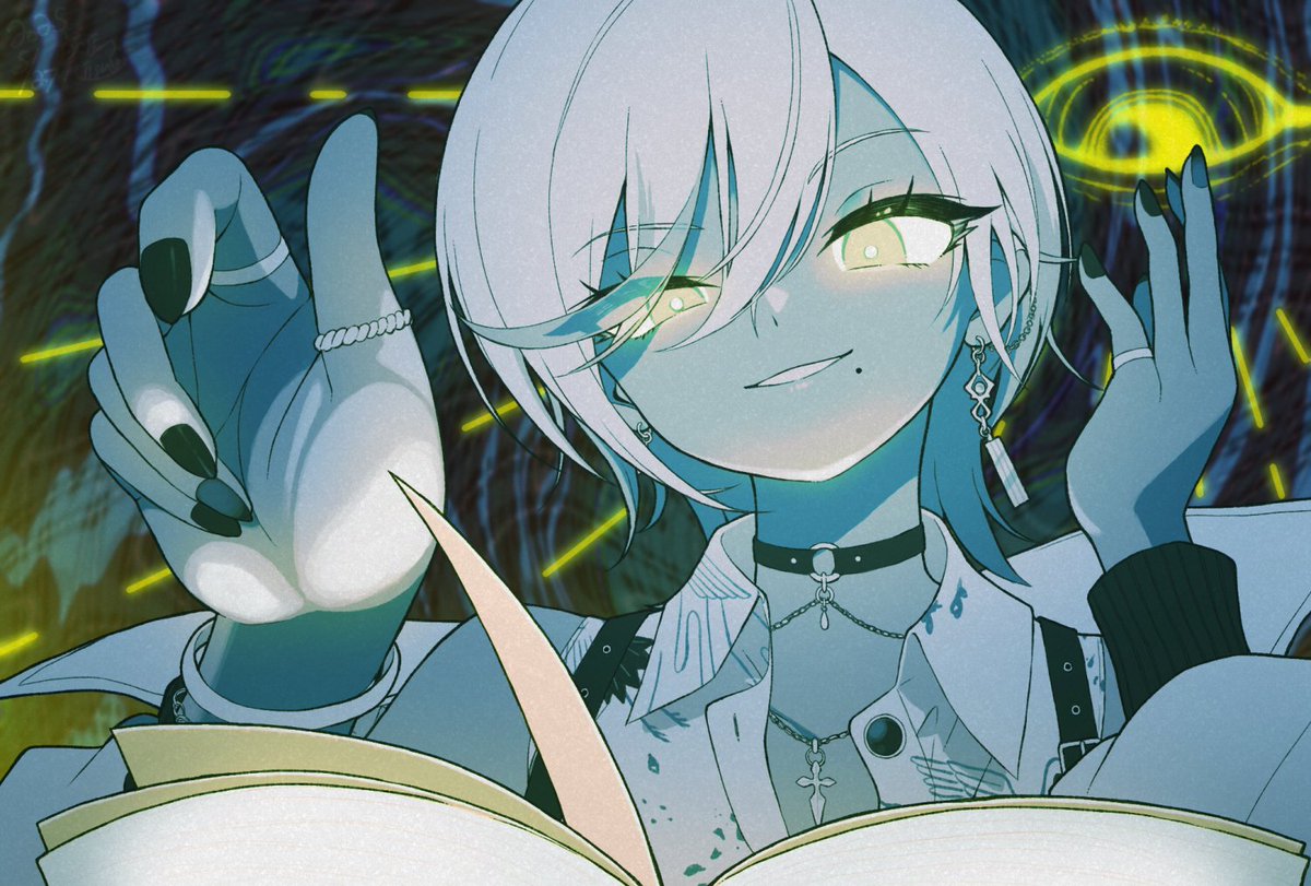 「最近描いた絵もくっつけておこうねー こういうの描けるヨー」|狐憑戌憑(きつねつき いつき)🐿🫧のイラスト
