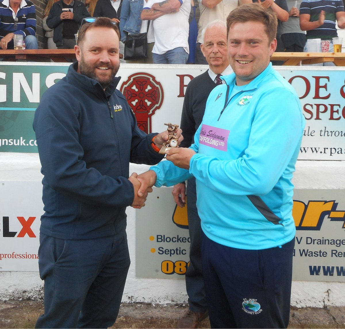 cornwall_league's tweet image. The 2025 @bradleysgroup Vinter Cup Final Player of the match, Philip Nicholas for his 53, 3-14 and one of 'The' Vinter Cup Final catches - in @CamborneCC  Sunny Corner of all places @swsportsnews @CornwallSport