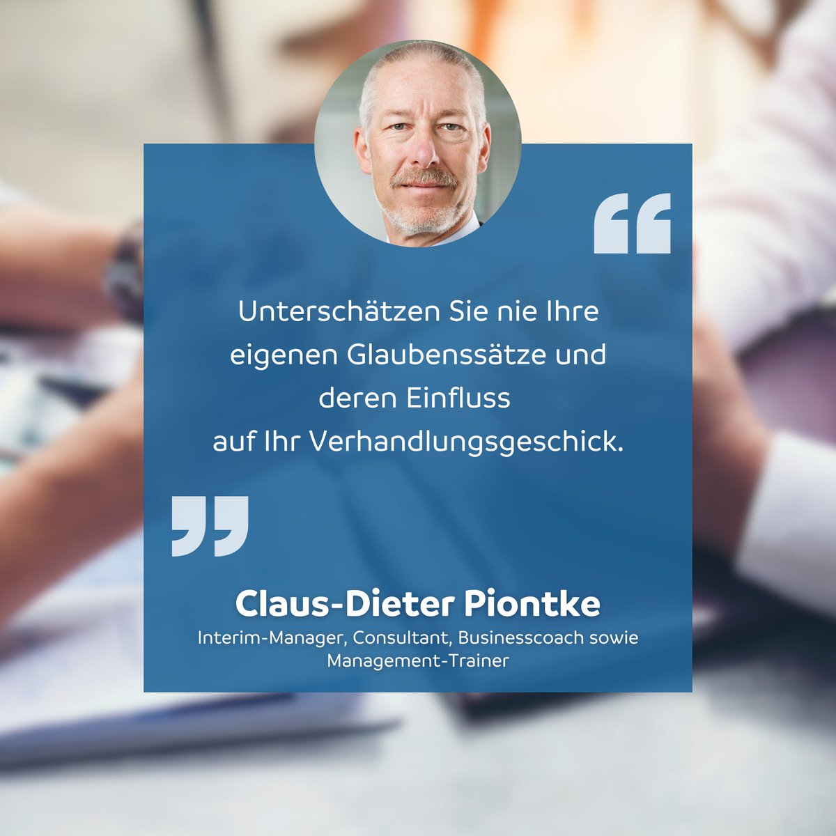 💬 „Deal or No Deal?“ – Wie gelingt erfolgreiches Verhandeln?

Businesscoach Claus-Dieter Piontke zeigt im Workshop der Jungen DLG, wie Strategie &amp; Mindset den Unterschied machen.

👉 dlg.org/magazin/deal-o…