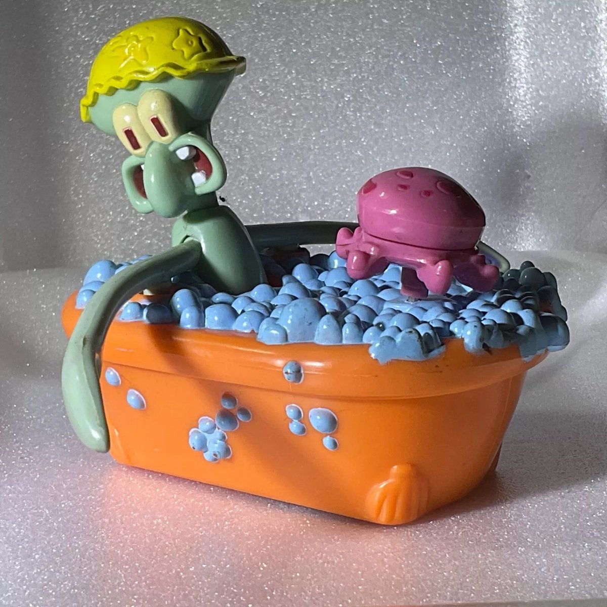 A Burger King Toy featuring Squidward from 2001.