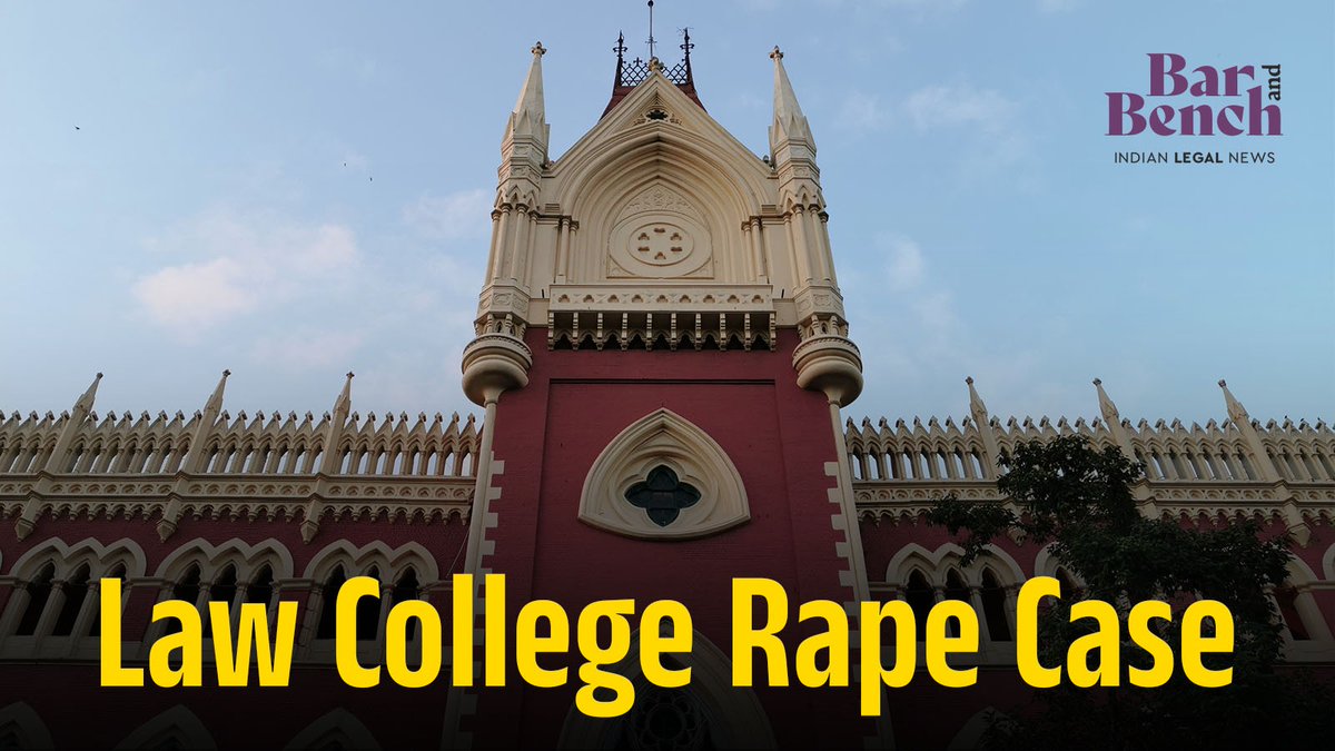 [Kolkata law college rape case]

Calcutta High Court orders the West Bengal government to explain what steps it has taken since the registration of FIR in the rape case. 

Court also asked the college and the government to explain how a former student (the accused) was allowed