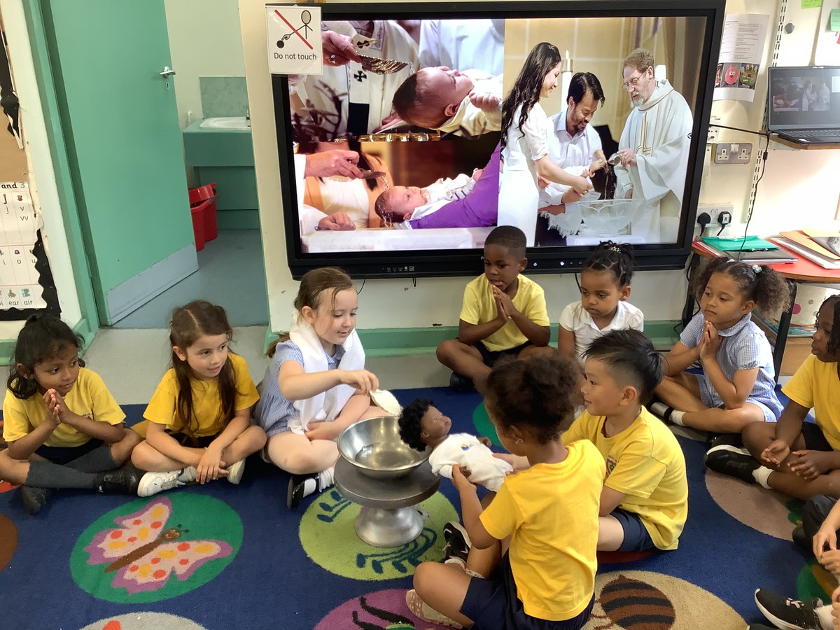 St Catherine of Siena Catholic Primary School (@stcathrc) on Twitter photo In R.E., Reception have been learning about Baptism. They enjoyed reenacting what happens during the Baptism ceremony.
#REStCathRC
<a href="/BCPP__/">🧡Catholic Primary Partnership🧡</a>
<a href="/BhamDES/">Birmingham Diocesan Education Service</a> In R.E., Reception have been learning about Baptism. They enjoyed reenacting what happens during the Baptism ceremony.
#REStCathRC
<a href="/BCPP__/">🧡Catholic Primary Partnership🧡</a>
<a href="/BhamDES/">Birmingham Diocesan Education Service</a>