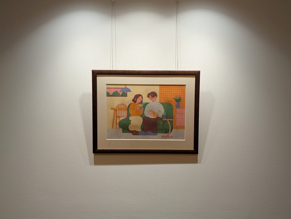 在室か確認するための扉、猫のための部屋、かわいい猫の絵