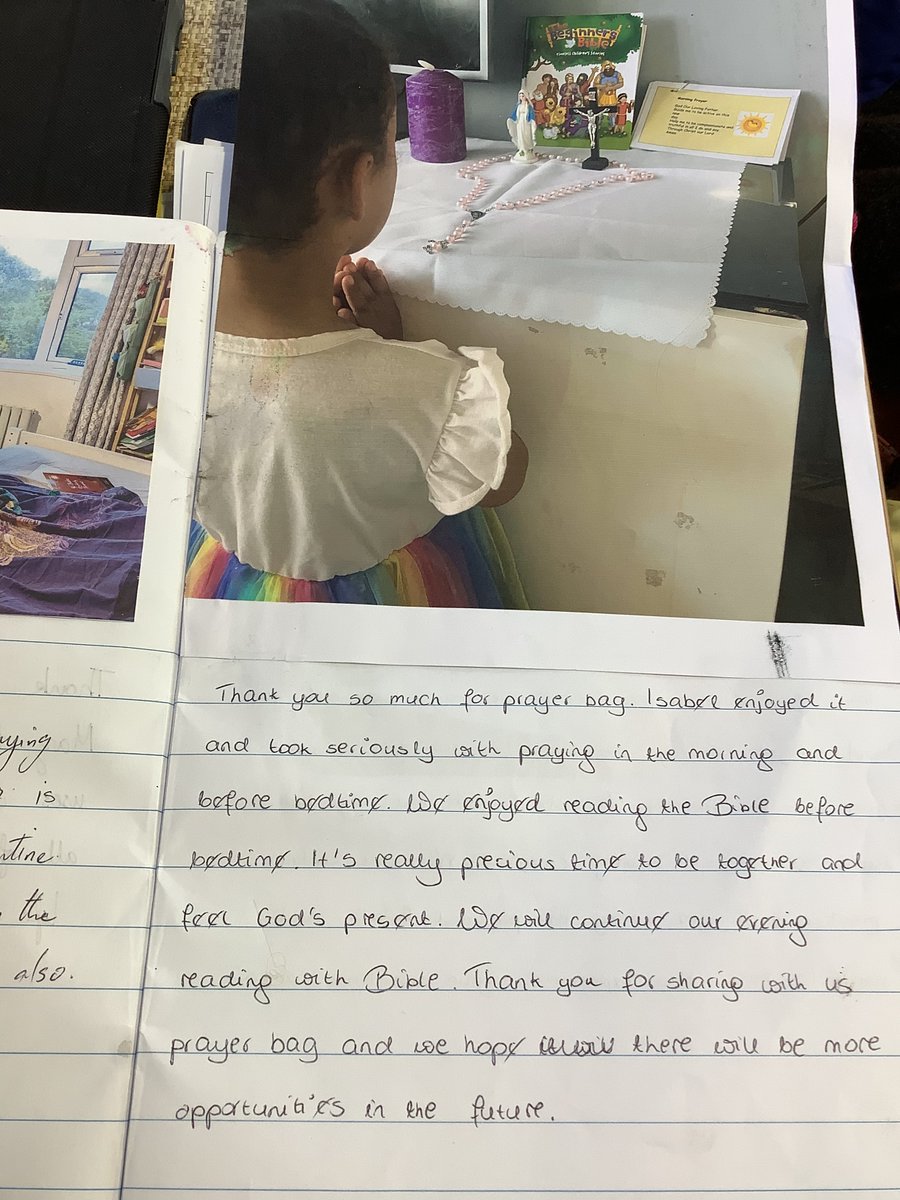 St Catherine of Siena Catholic Primary School (@stcathrc) on Twitter photo Beautiful development of prayer and spirituality at home from our Reception pupils and parents. #PrayerStCathRC
<a href="/BhamDES/">Birmingham Diocesan Education Service</a>
<a href="/BCPP__/">🧡Catholic Primary Partnership🧡</a> Beautiful development of prayer and spirituality at home from our Reception pupils and parents. #PrayerStCathRC
<a href="/BhamDES/">Birmingham Diocesan Education Service</a>
<a href="/BCPP__/">🧡Catholic Primary Partnership🧡</a>