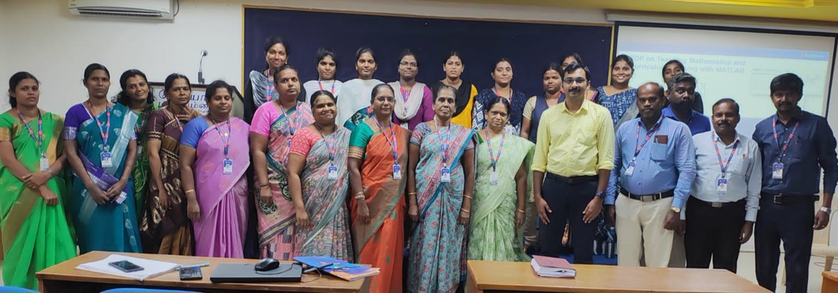 arkinfosolutions (@arkinfosolution) on Twitter photo We’re thrilled to share the success of the "Teaching Mathematics & Curriculum Mapping with MATLAB" workshop held on 18th June 2025 at PMU.
Let’s connect!
📧 afsal.s@arkinfo.in | 📱 8075010860
#MATLAB #MathEducation #FacultyDevelopment #CurriculumIntegration #TeachingInnovation We’re thrilled to share the success of the "Teaching Mathematics & Curriculum Mapping with MATLAB" workshop held on 18th June 2025 at PMU.
Let’s connect!
📧 afsal.s@arkinfo.in | 📱 8075010860
#MATLAB #MathEducation #FacultyDevelopment #CurriculumIntegration #TeachingInnovation
