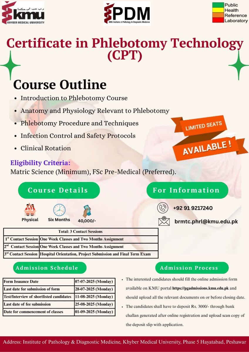#KMU #PMDC #MDCAT