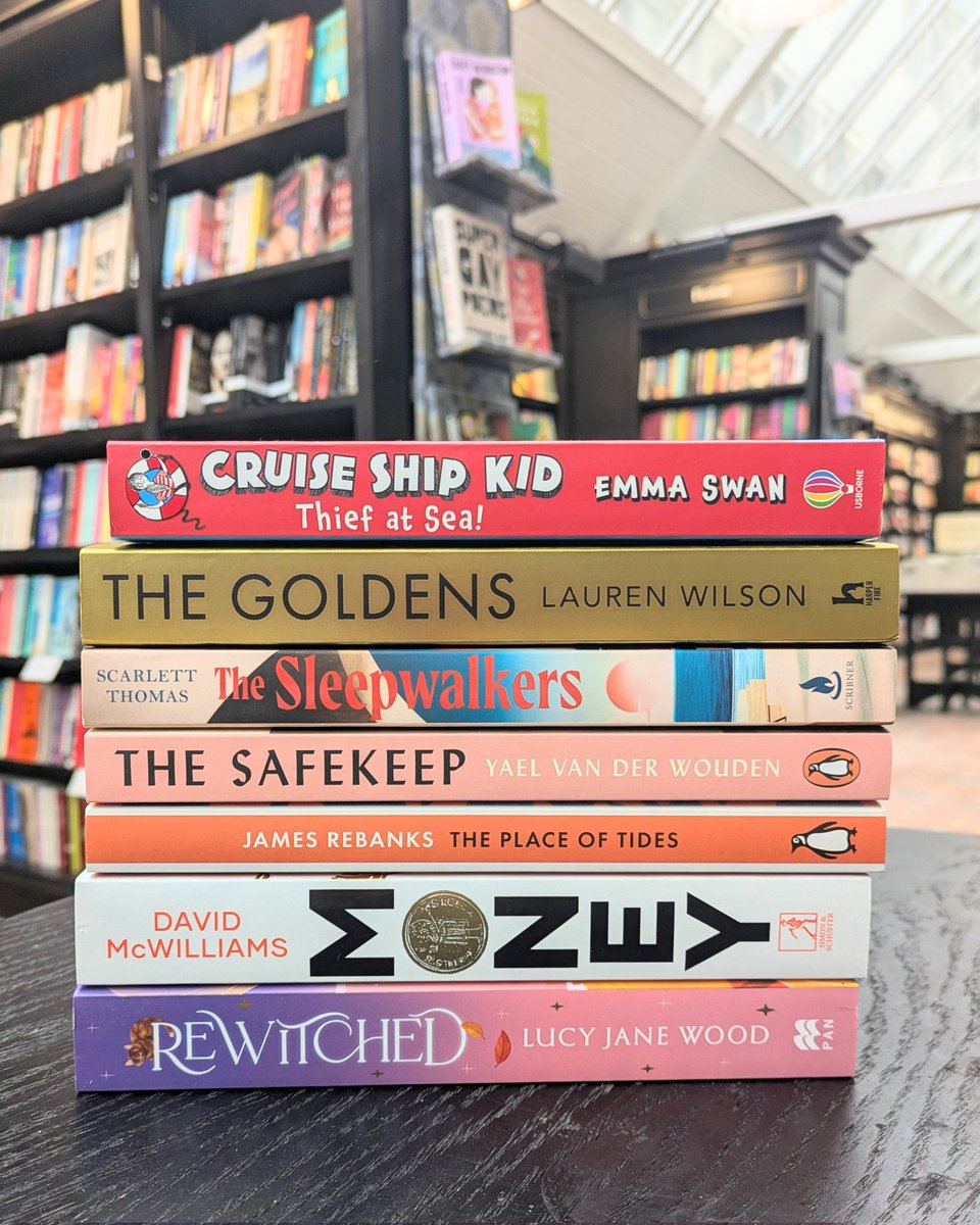 New books of the month! A tale of twisted desire, a savagely funny thriller, a magical romantasy, a touching story of redemption, an exploration of our relationship with money, a scintillating YA debut and a hilarious new children's series. Which will you read first?
#waterstones