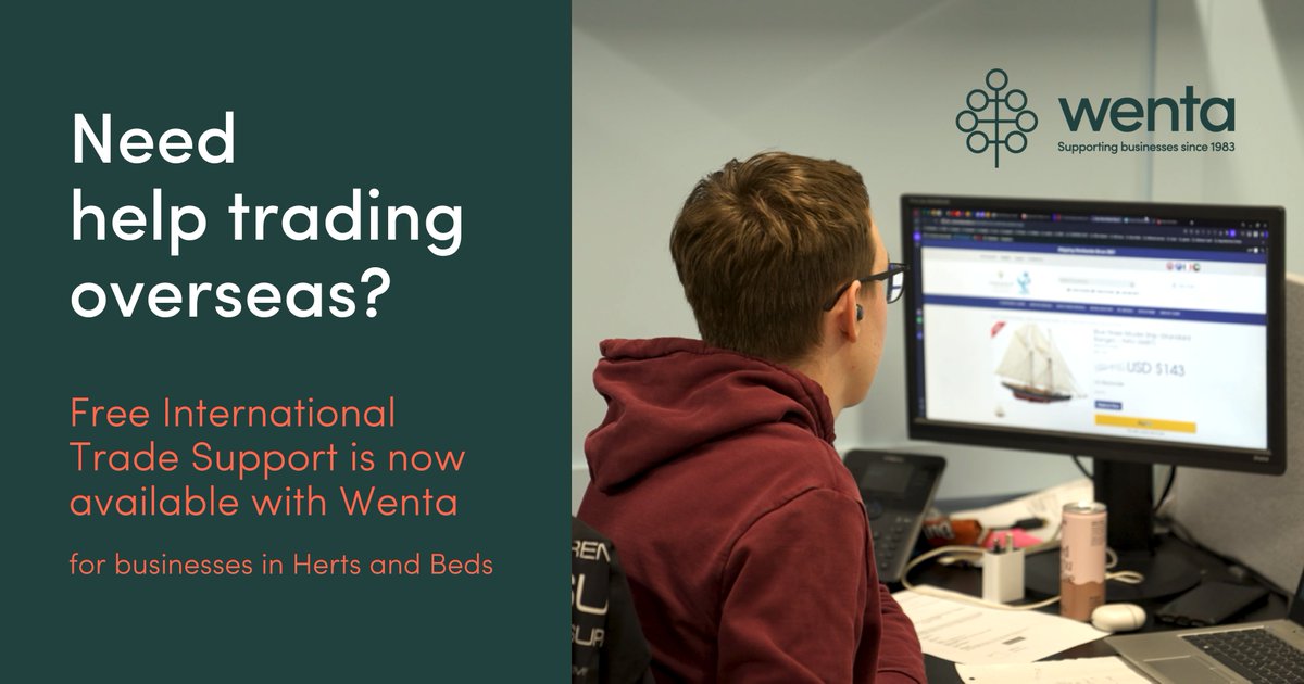 Wenta - Socially enterprising since 1983. (@thewentagroup) on Twitter photo Get FREE support for International Trade with Wenta
📩 Sign up today: wenta.co.uk/business-advic… 
#InternationalTrade #ExportSupport #HertfordshireBusiness #BedfordshireBusiness #FreeBusinessSupport #BusinessGrowth #ATACarnets #Customs #Declarations #Export #EUR1 Get FREE support for International Trade with Wenta
📩 Sign up today: wenta.co.uk/business-advic… 
#InternationalTrade #ExportSupport #HertfordshireBusiness #BedfordshireBusiness #FreeBusinessSupport #BusinessGrowth #ATACarnets #Customs #Declarations #Export #EUR1
