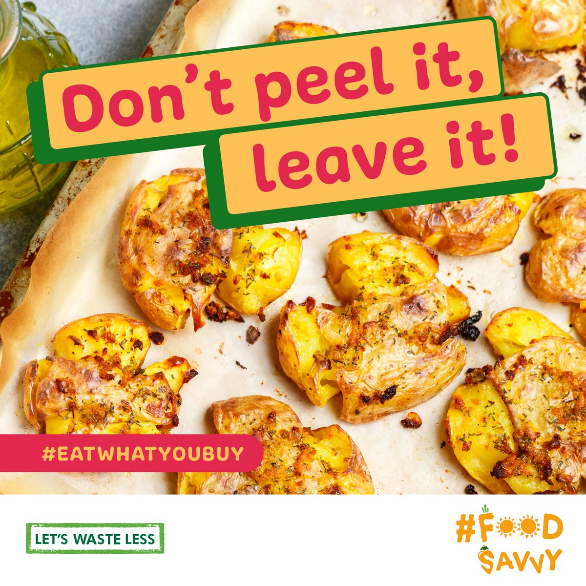 Cooking with the skin on your veggies can help save nutrients and reduce food waste. 

Visit worcestershire.gov.uk/lets-waste-les… for ideas to help prevent food waste.

#EatWhatYouBuy #FoodSavvyWorcestershire