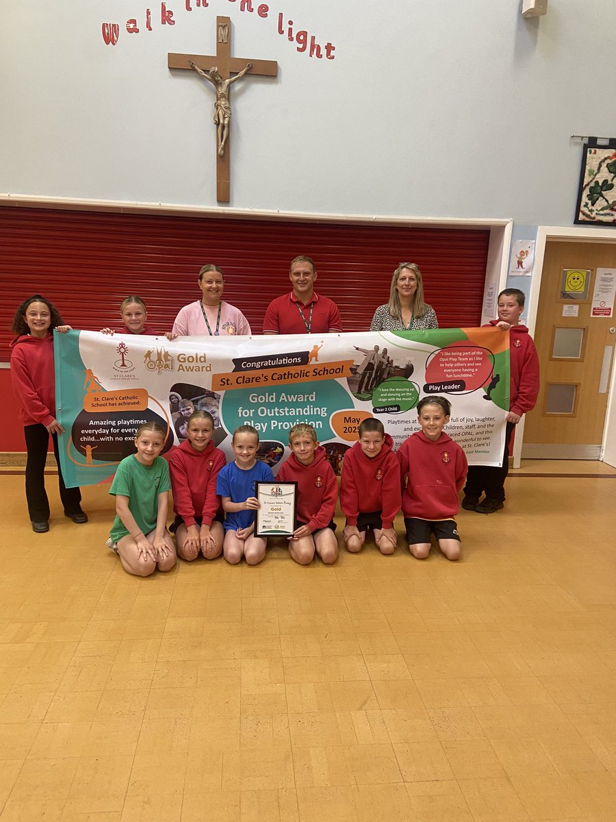 Kate Gallon (@opalgallon) on Twitter photo An amazing achievement for St. Clare’s Catholic Primary as they receive their Gold award 🎉🤩. What a super transformation! <a href="/NPCAT_Sport/">NPCAT Sport</a> <a href="/OPALNorthEast/">OPAL North East</a> <a href="/OPAL_CIC/">Outdoor Play and Learning (OPAL) CIC</a> #playmatters An amazing achievement for St. Clare’s Catholic Primary as they receive their Gold award 🎉🤩. What a super transformation! <a href="/NPCAT_Sport/">NPCAT Sport</a> <a href="/OPALNorthEast/">OPAL North East</a> <a href="/OPAL_CIC/">Outdoor Play and Learning (OPAL) CIC</a> #playmatters