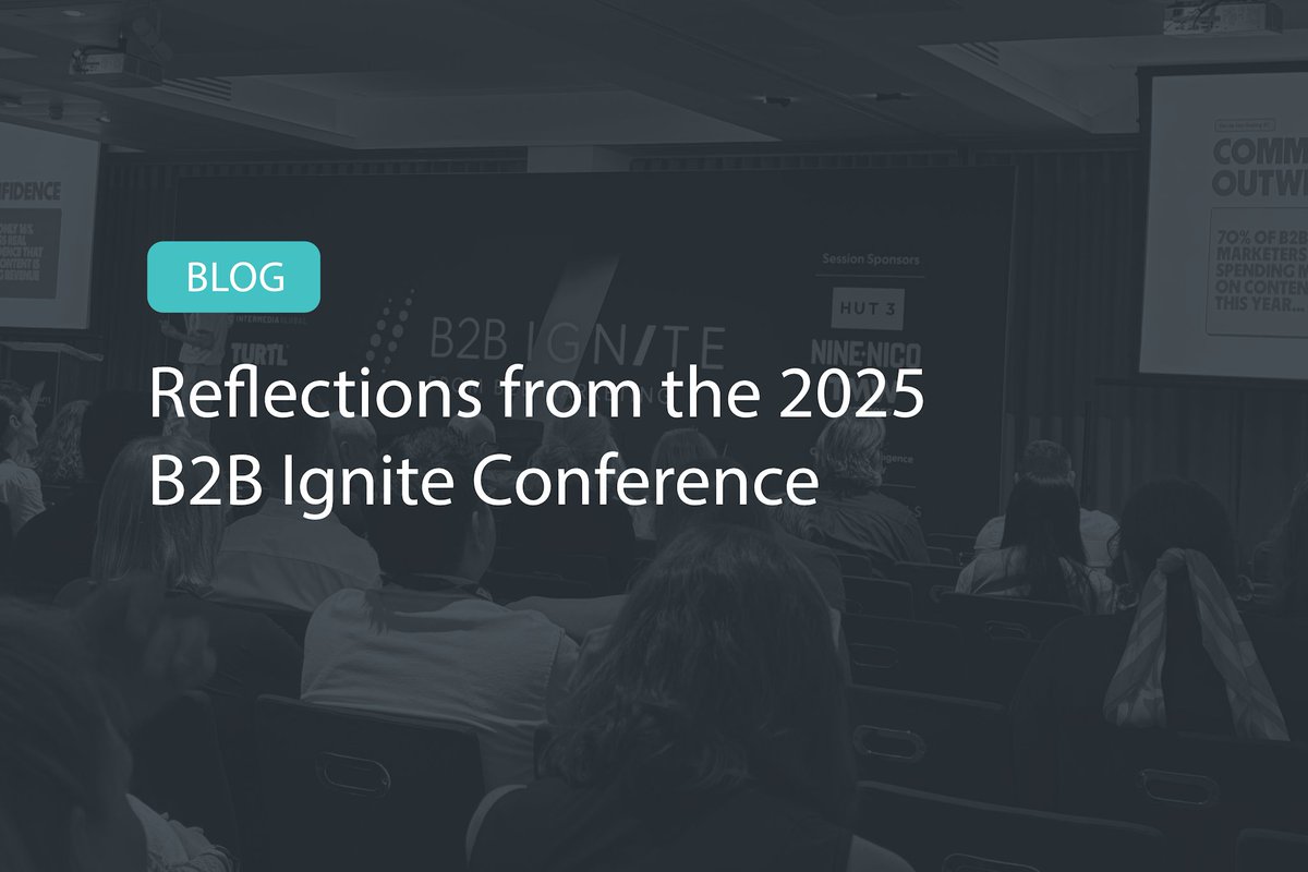 Marketing isn’t a cost centre. It’s a commercial driver.

Reflections from yesterday's B2B Ignite 2025 on AI, trust, ABX, MQLs (or lack of), and why brand really matters.

Read the full blog ▶️  psm-communications.com/reflections-fr…

#B2BIgnite #B2BMarketing #ABM #AI #Trust