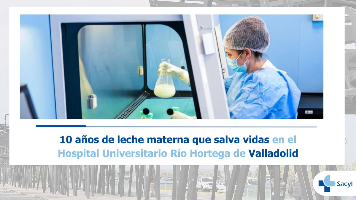 🍼 El #BancoDeLeche del Hospital Universitario Río Hortega de Valladolid cumple 10 años con 400 madres donantes y más de 150 neonatos atendidos al año

Un gesto que alimenta, protege y salva vidas

saludcastillayleon.es/HRHortega/es/n…

#Sacyl #Neonatología #Donación #SaludMaternoInfantil