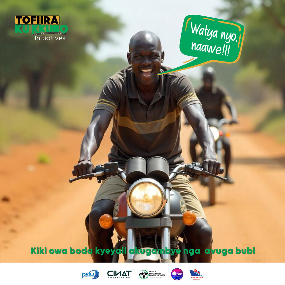 Tofiirakukkubo's tweet image. Boda guy: Watya nyo naawee!!! 
passenger : iyeee natya nyo, actually funa parking. 

Bro, tell your boda guy he’s not Google Maps no one can predict the road. 

Stay alert, stay cool, and let’s not turn “big-headed” into “hard-headed” on the tarmac. Ride smart, not sorry.…