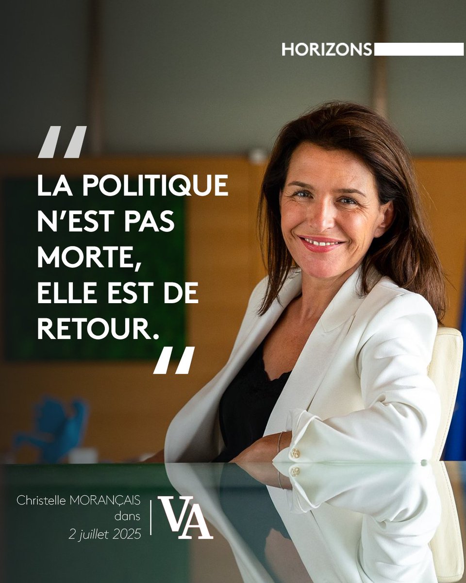 HorizonsLeParti's tweet image. « Il faut organiser un large rassemblement, mais sur la base d’un programme de redressement fort, audacieux, réformateur, régalien, et qui proclame contre les évidences du moment. » @C_MORANCAIS dans @Valeurs.
→ valeursactuelles.com/clubvaleurs/po…
#Horizons | #Présidentielle2027