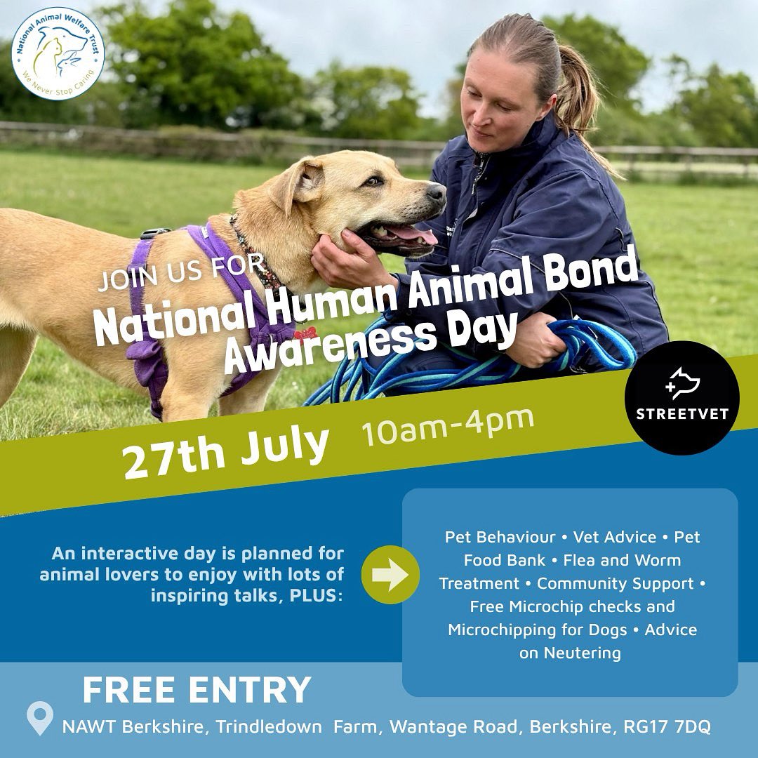 HABAwarenessDay's tweet image. We are excited to be bringing you the 3rd #humananimalbond awareness day on 27th July. We hope you can make it but if not we will be sharing the talks at a later date #charitycommunity ๐พ