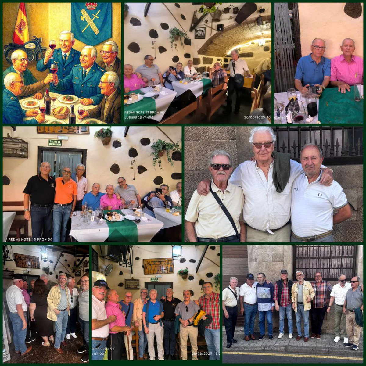 Retirados Asociados Guardia Civil de España 🇪🇸 (@ragceasociados) on Twitter photo El Delegado de <a href="/RagceTenerife/">RAGCE TENERIFE</a> asiste al Encuentro de Veteranos de la <a href="/guardiacivil/">Guardia Civil</a> de Tráfico de Tenerife como parte integrante del colectivo, donde compartieron anécdotas, vivencias y recuerdos forjados a lo largo de los años de servicio en la Guardia Civil.
#SiempreGuardiaCivil El Delegado de <a href="/RagceTenerife/">RAGCE TENERIFE</a> asiste al Encuentro de Veteranos de la <a href="/guardiacivil/">Guardia Civil</a> de Tráfico de Tenerife como parte integrante del colectivo, donde compartieron anécdotas, vivencias y recuerdos forjados a lo largo de los años de servicio en la Guardia Civil.
#SiempreGuardiaCivil