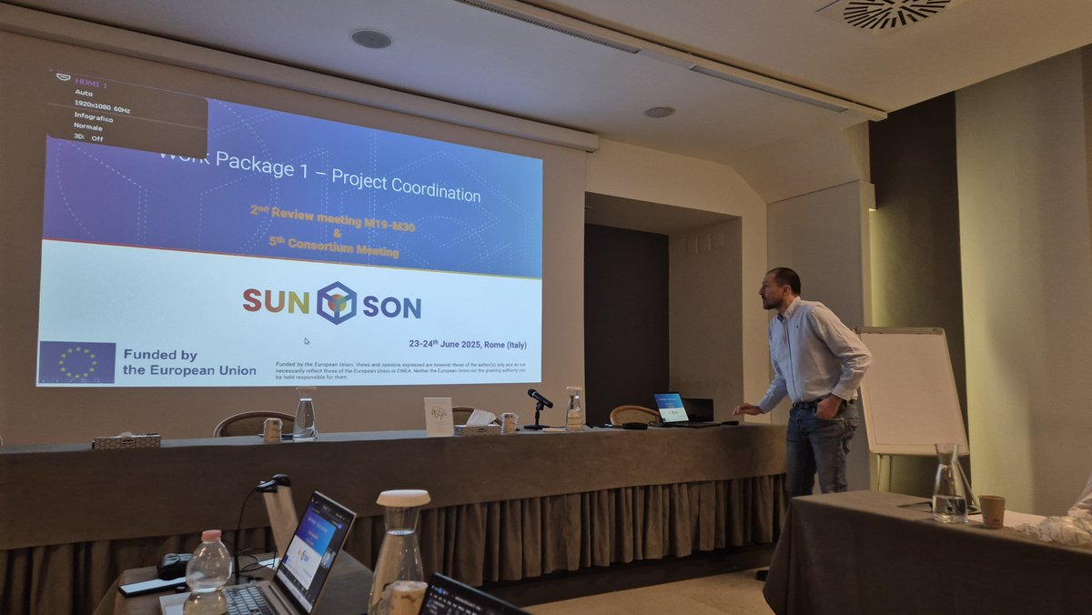 📍📊 Just wrapped up an insightful Reporting Meeting for the #SUNSONproject in Rome! Progress, innovation, and collaboration at its best. Plus, the hands-on workshop at #IONVAC was nothing short of inspiring! Excited for what's next in this journey of #sustainableenergy. ⚡🌿🤝