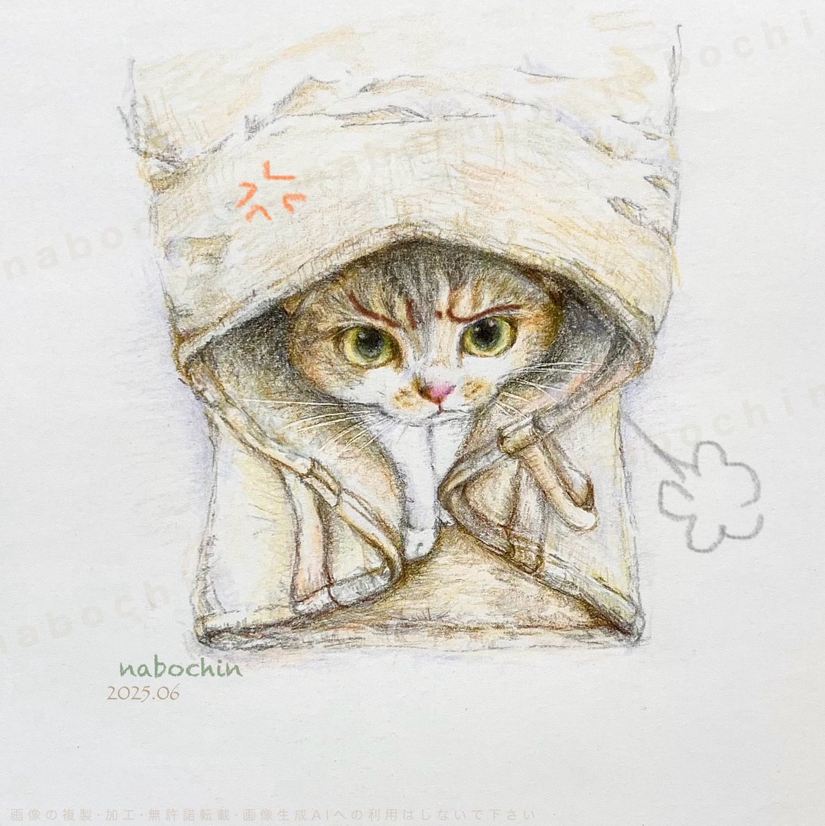 nabochin_2's tweet image. #趣味 #絵 #鉛筆画 #色鉛筆画 #イラスト #動物イラスト #猫イラスト #植物イラスト #ふきのとう #illustration

#2025年自分が選ぶ今年上半期の4枚
4枚に絞るのは難しいけど…これかな。
