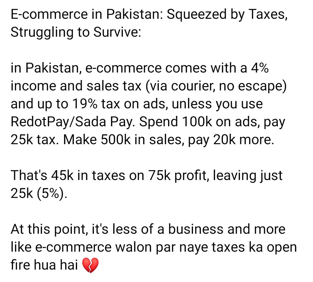 Harooncjl's tweet photo. E-commerce in Pakistan = Just Survive! https://t.co/1YE0BQEMxU